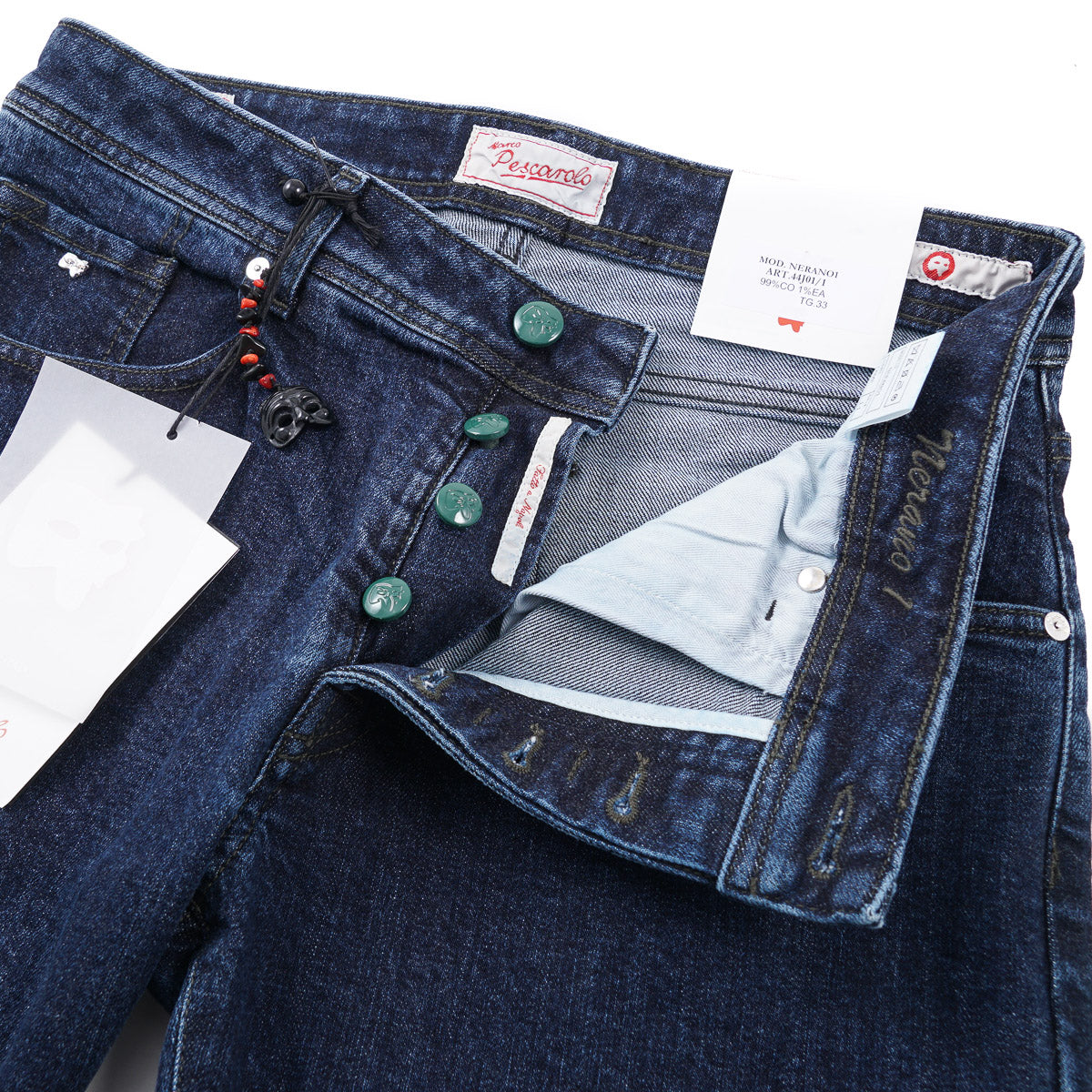 Marco Pescarolo Slim-Fit Denim Jeans - Top Shelf Apparel