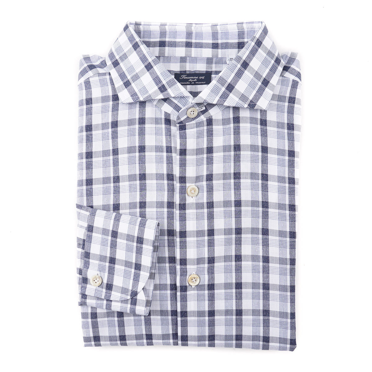 Finamore Cotton-Linen Dress Shirt - Top Shelf Apparel