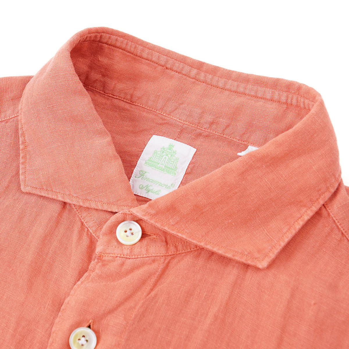 Finamore Short Sleeve Linen Shirt - Top Shelf Apparel