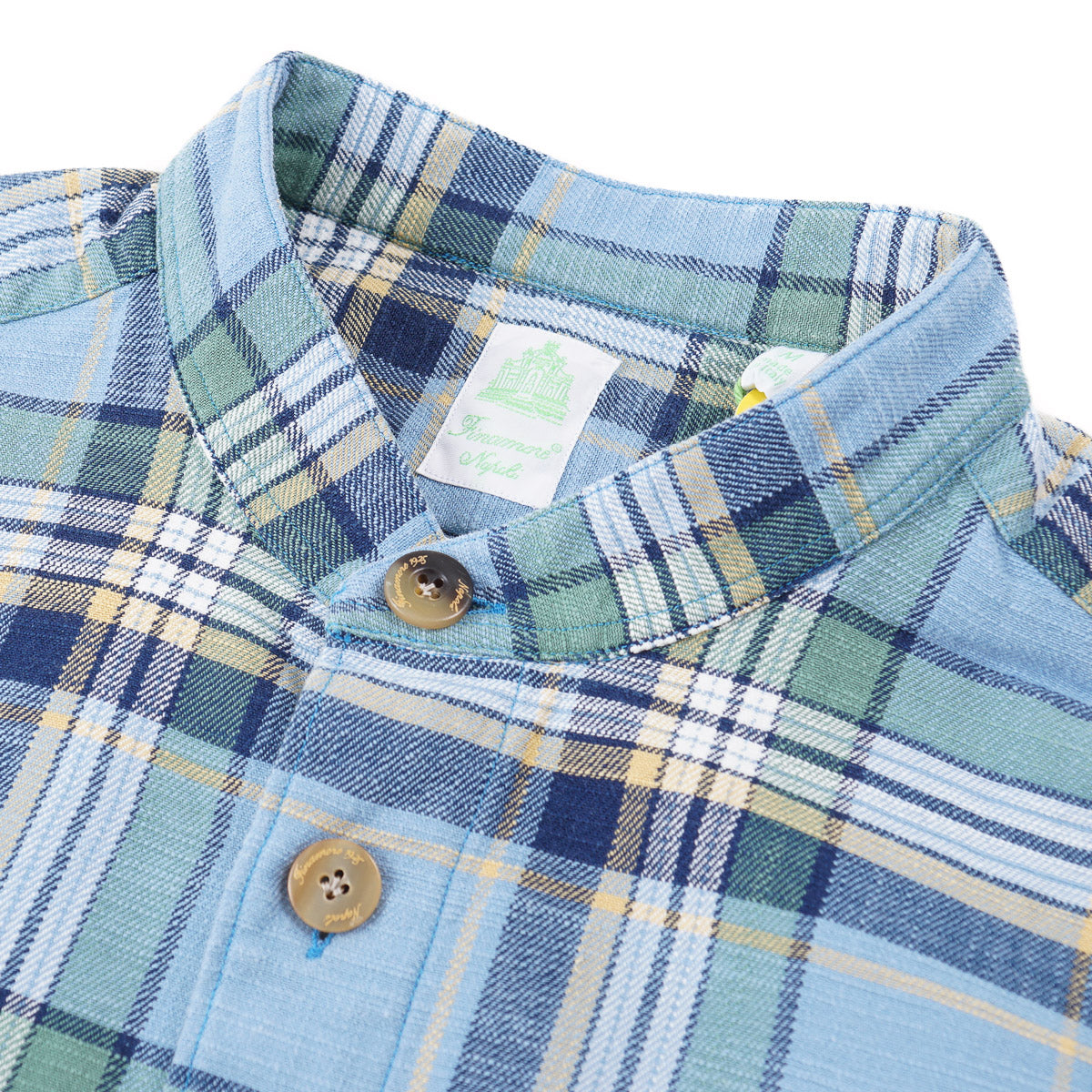 Finamore Short Sleeve Cotton Shirt - Top Shelf Apparel