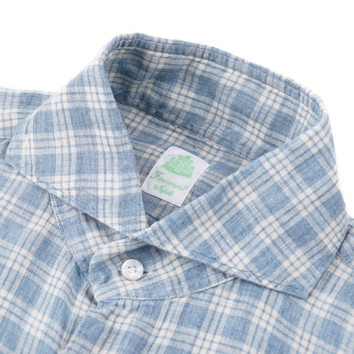 Finamore Trim-Fit Linen Dress Shirt - Top Shelf Apparel