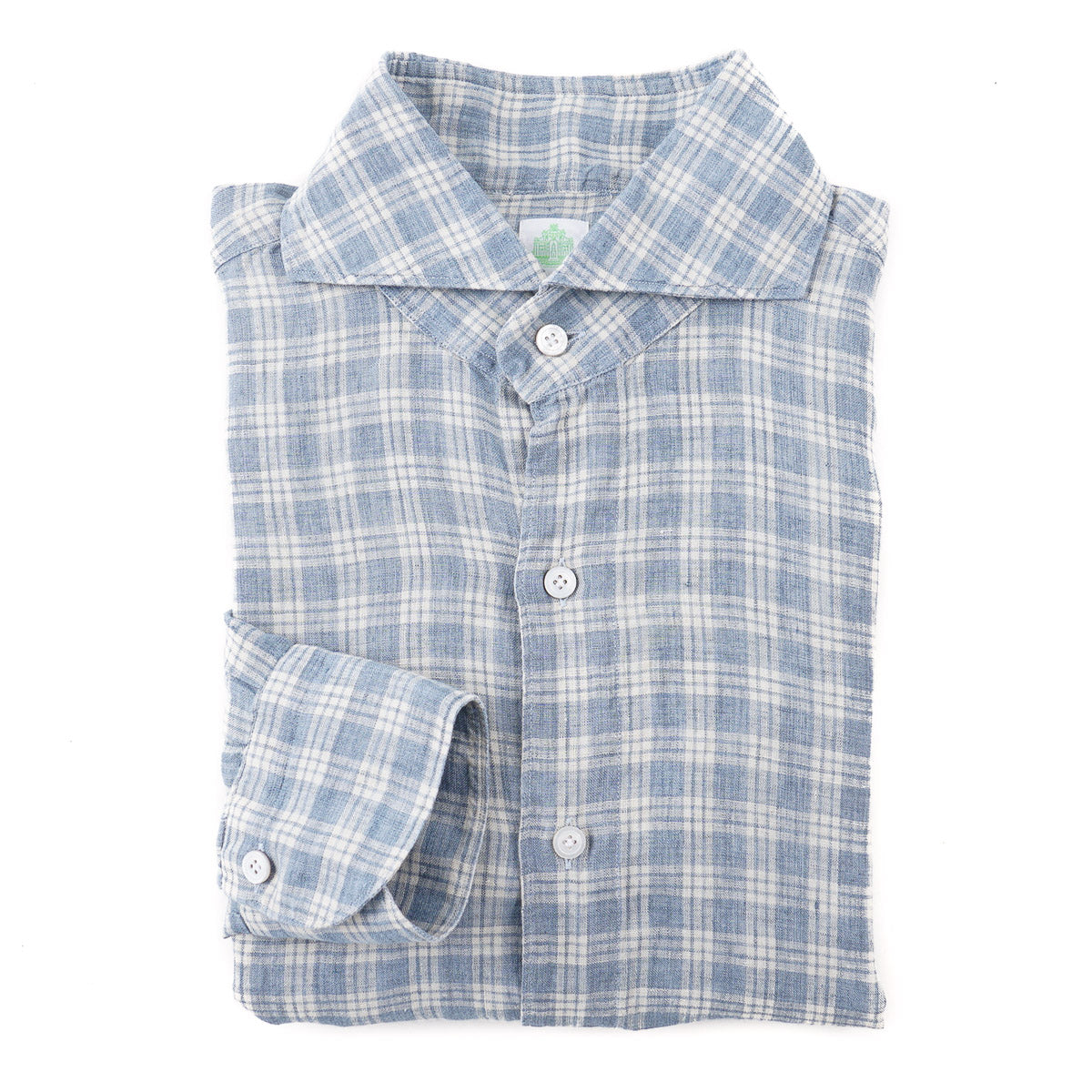 Finamore Trim-Fit Linen Dress Shirt - Top Shelf Apparel