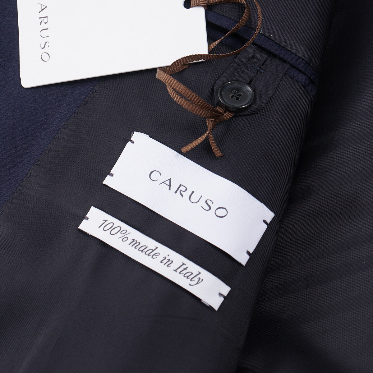 Caruso Navy Super 150s Wool Suit - Top Shelf Apparel