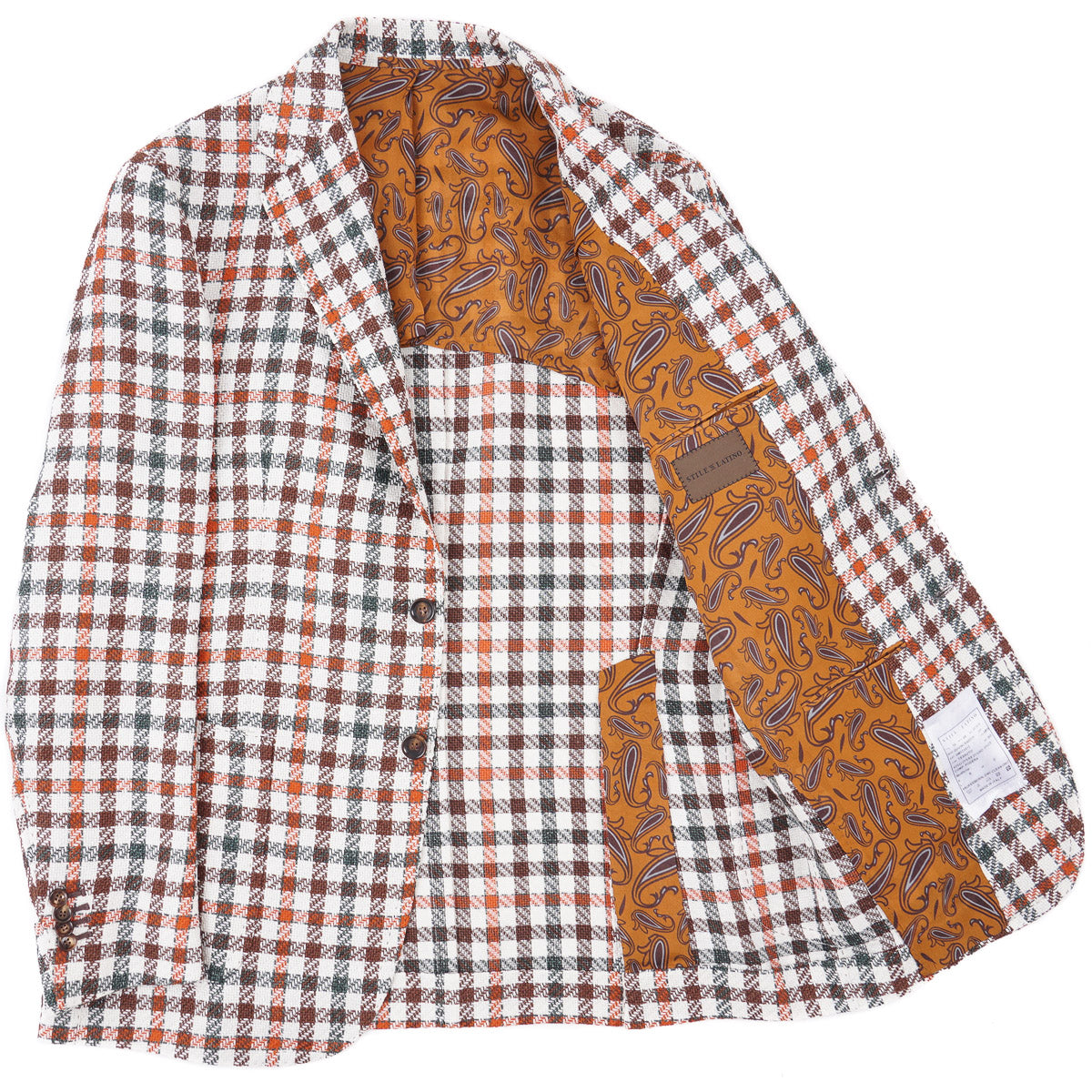 Stile Latino Linen-Silk-Wool Sport Coat