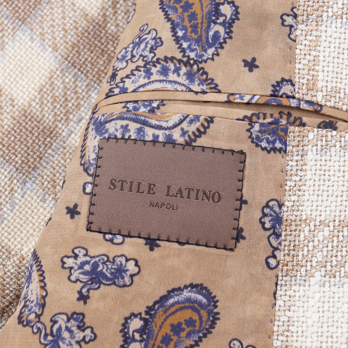 Stile Latino Silk-Linen-Cotton Sport Coat
