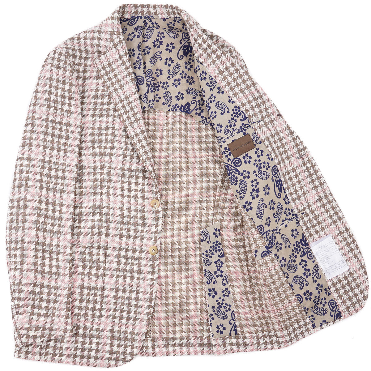 Stile Latino Linen-Silk-Wool Sport Coat