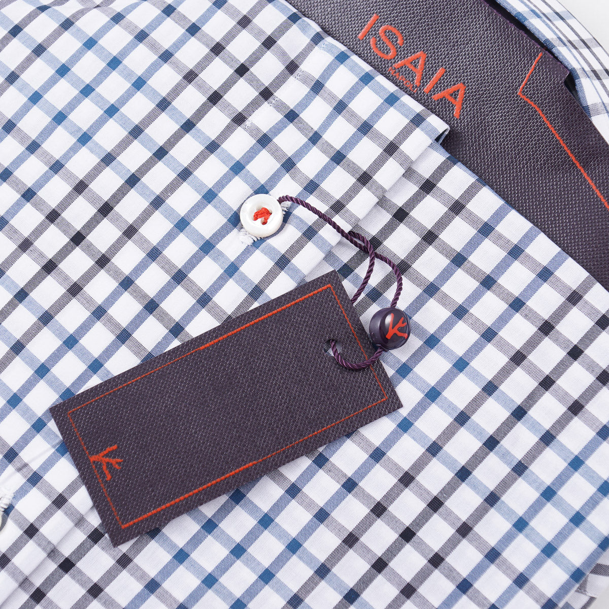 Isaia Tailored-Fit 'Mix' Cotton Shirt