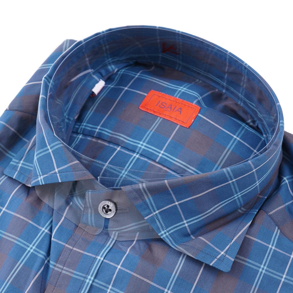 Isaia Lightweight 'Mix' Cotton Shirt