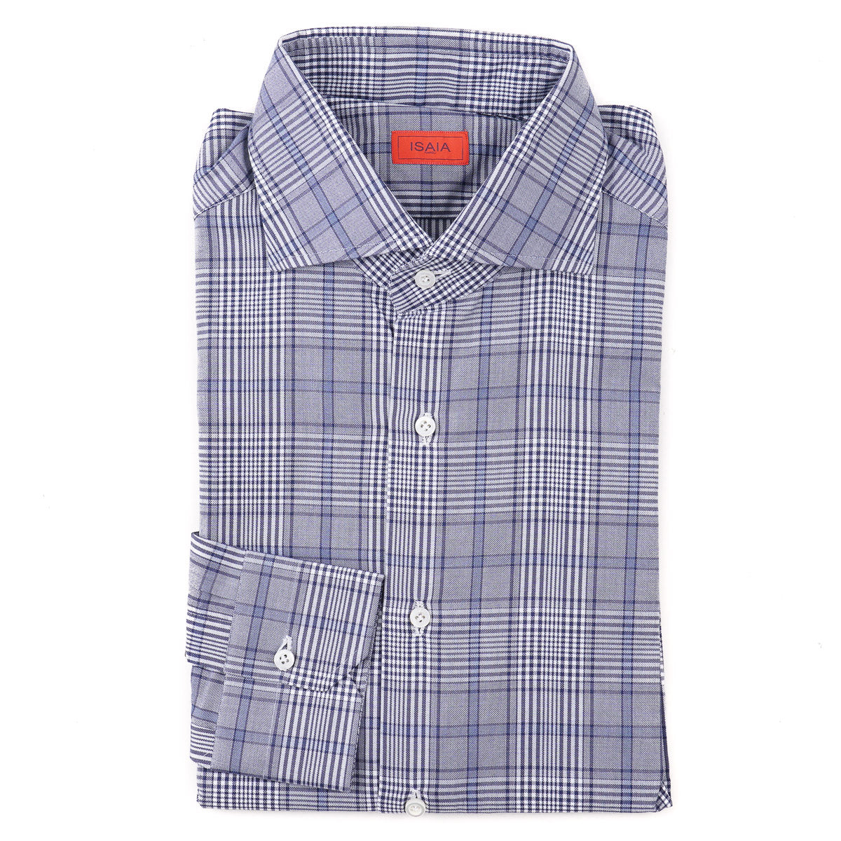 Isaia Trim-Fit 'Mix' Cotton Shirt