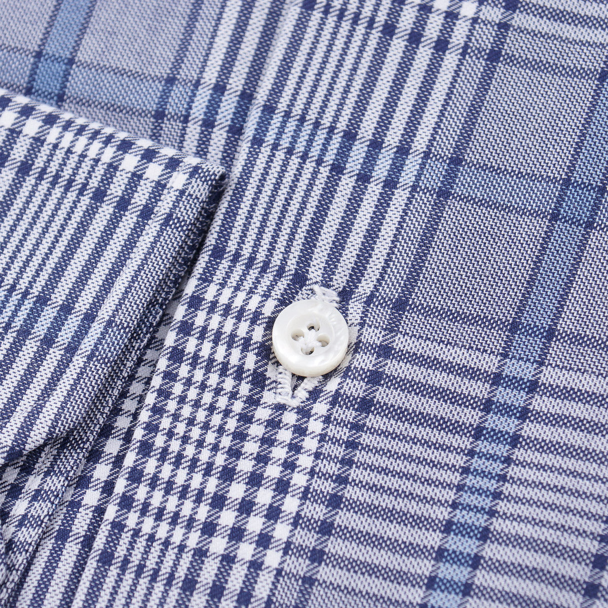 Isaia Trim-Fit 'Mix' Cotton Shirt