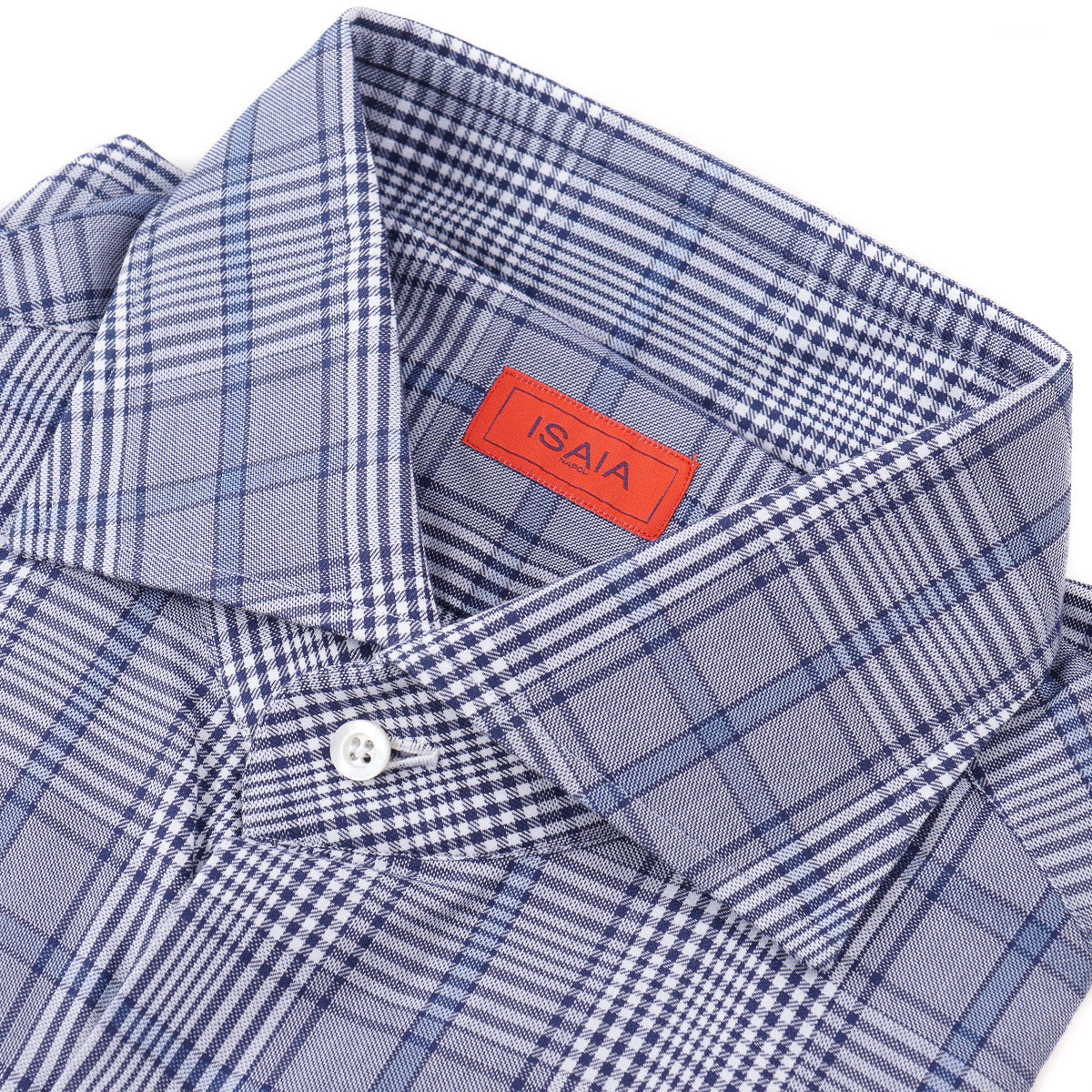 Isaia Trim-Fit 'Mix' Cotton Shirt