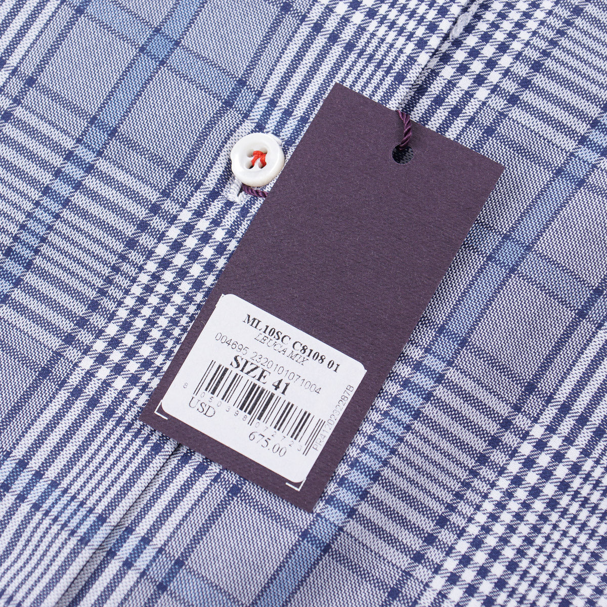 Isaia Trim-Fit 'Mix' Cotton Shirt