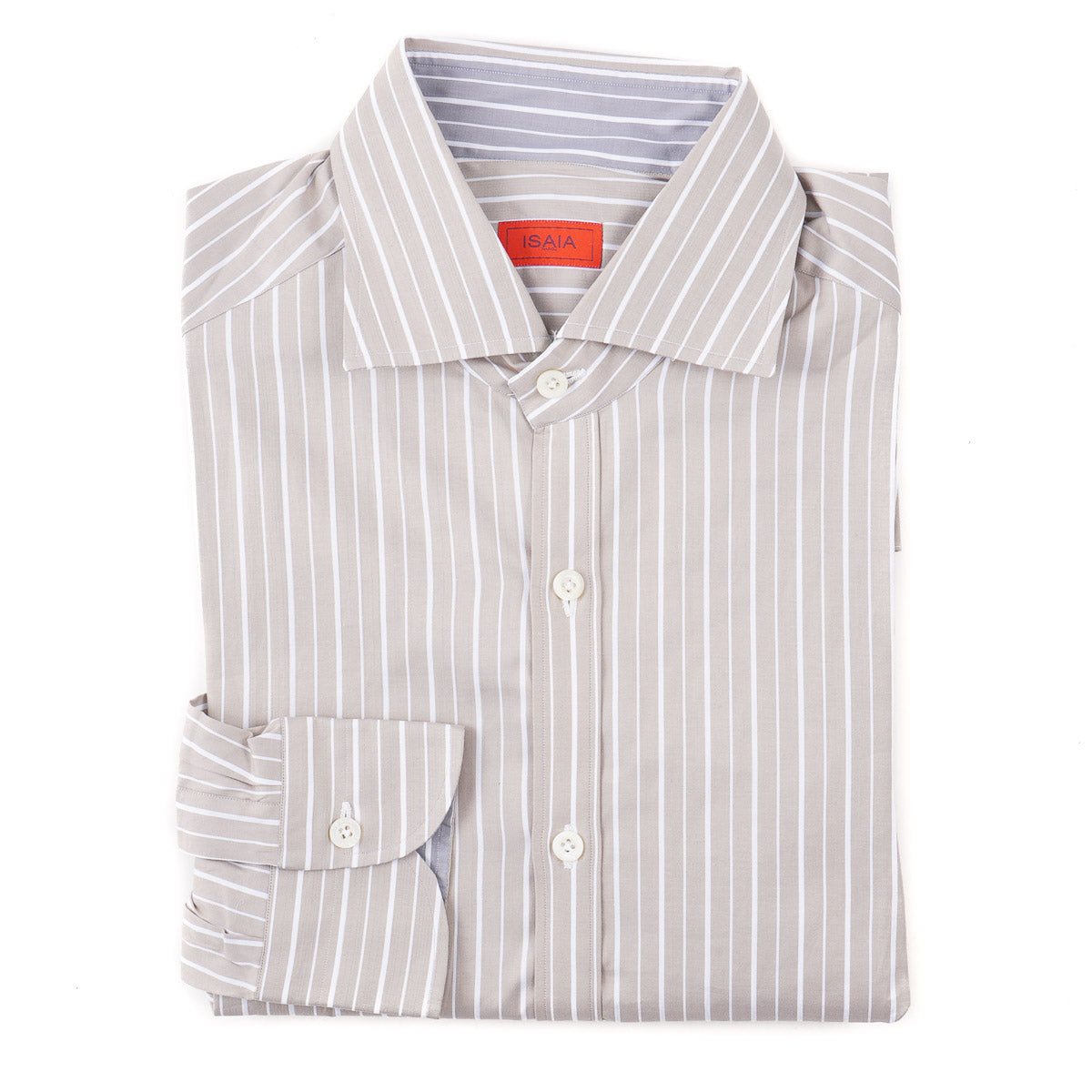 Isaia Trim-Fit 'Mix' Cotton Shirt