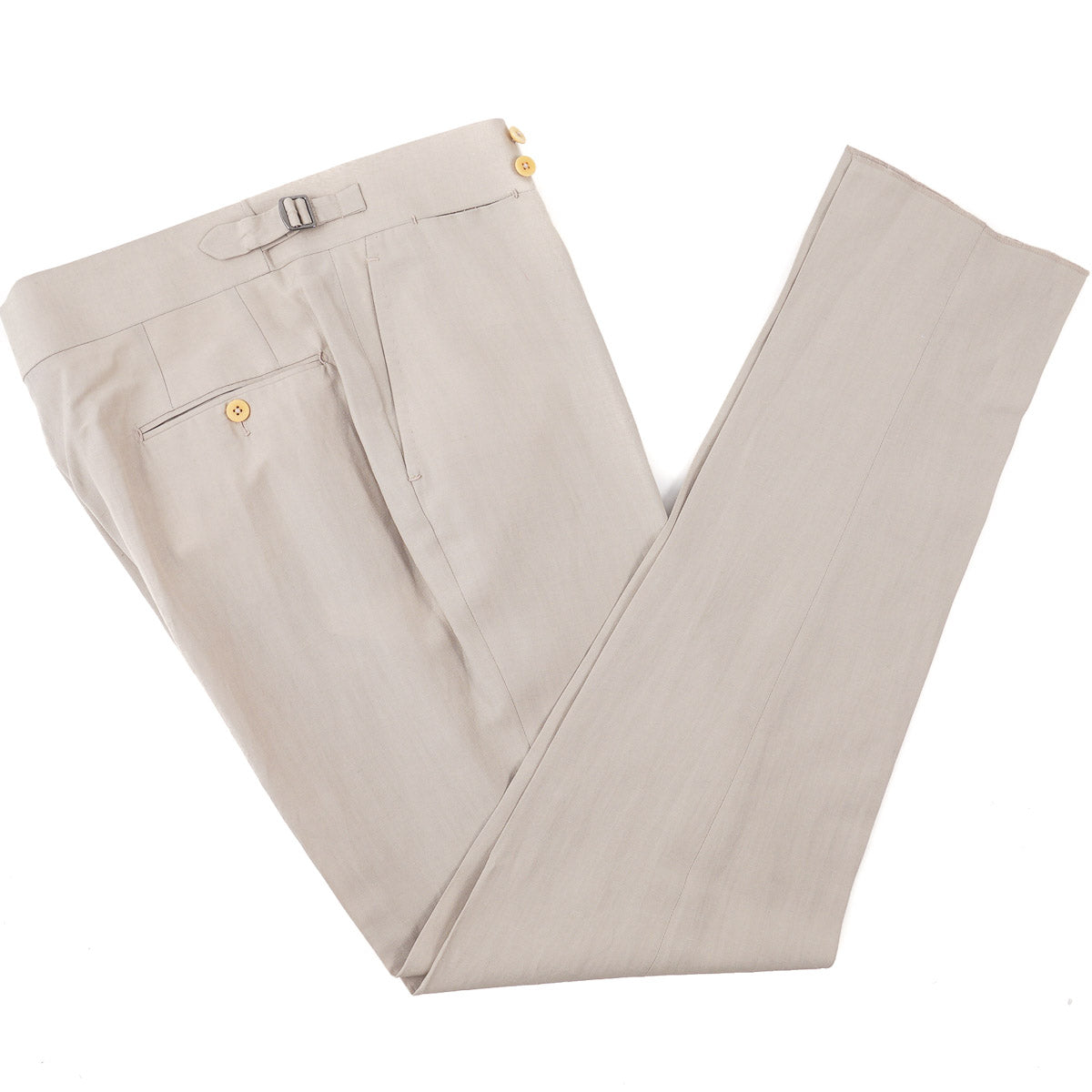 Isaia 'Casalnuovo' Wool-Linen Pants