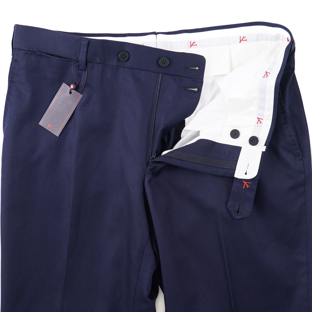 Isaia 'Sanita' Slim-Fit Cotton Pants