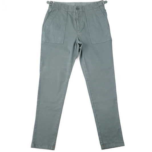 Isaia Slim-Fit Cotton Military Pants