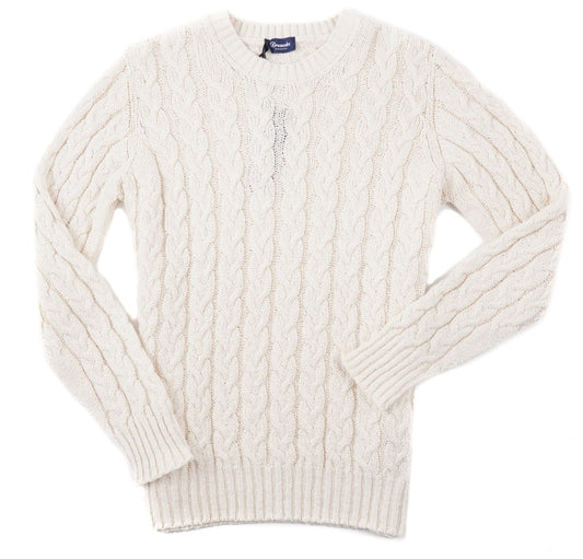 Drumohr Cable Knit Cotton Sweater - Top Shelf Apparel
