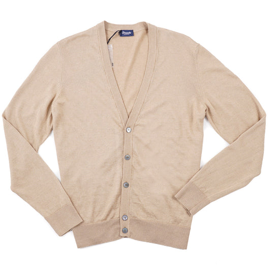 Drumohr Linen-Cotton Cardigan Sweater - Top Shelf Apparel