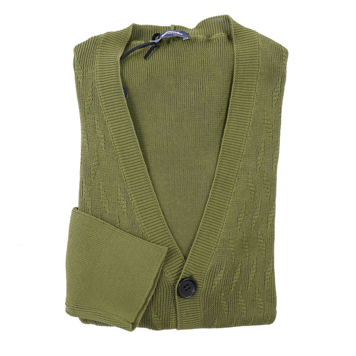 Drumohr Patterned Cotton Cardigan Sweater - Top Shelf Apparel