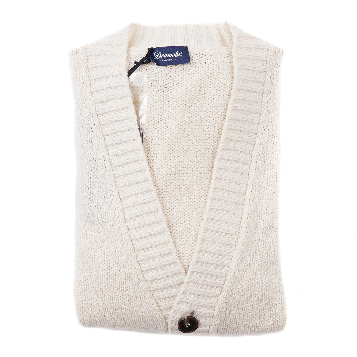 Drumohr Soft Cotton Cardigan Sweater - Top Shelf Apparel