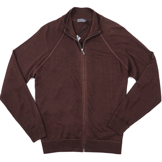 Drumohr Full-Zip Merino Wool Sweater - Top Shelf Apparel
