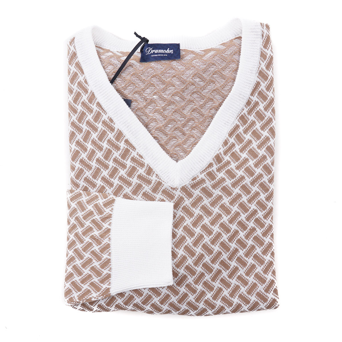 Drumohr Biscottino Linen-Cotton Sweater - Top Shelf Apparel