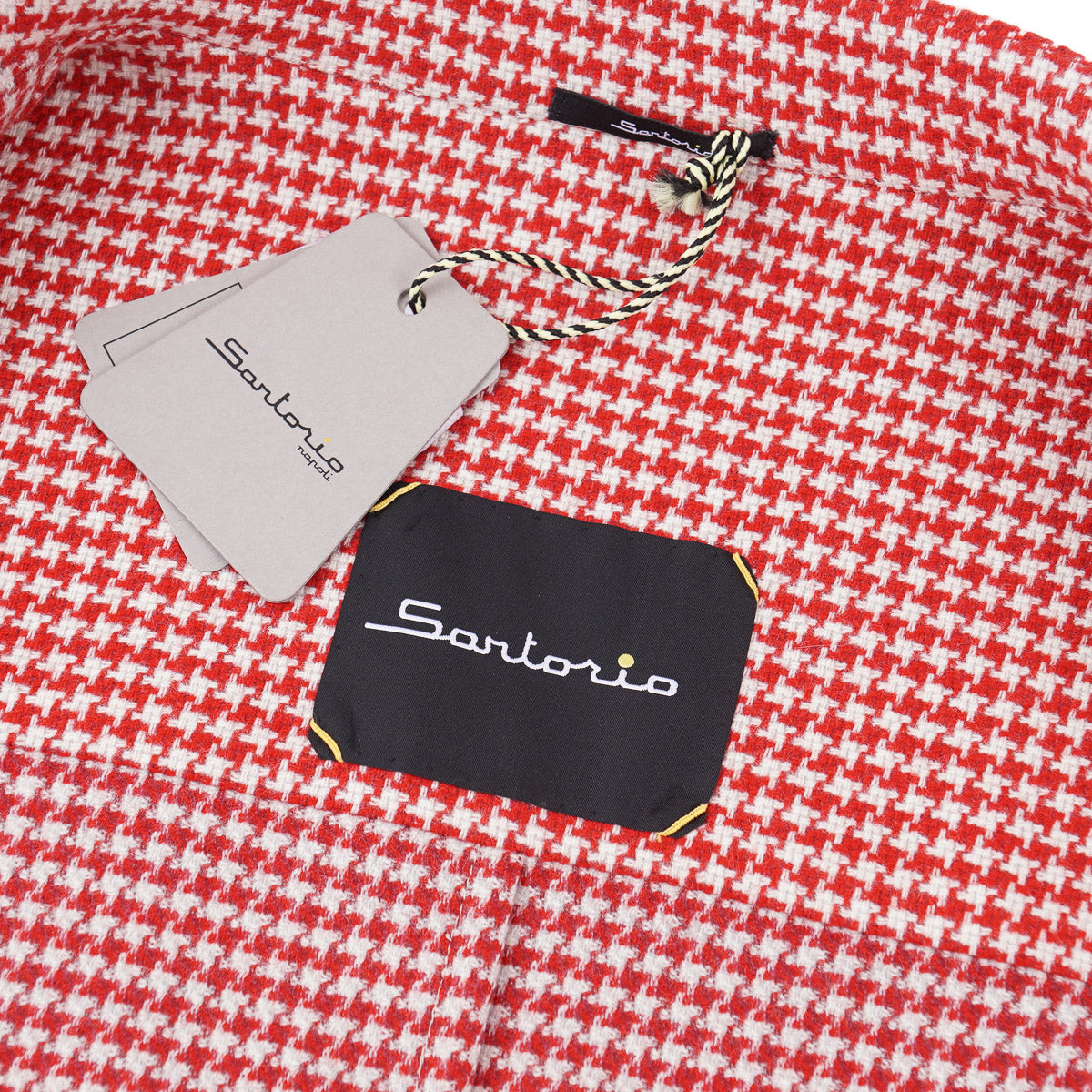 Sartorio Houndstooth Wool-Cashmere Jacket