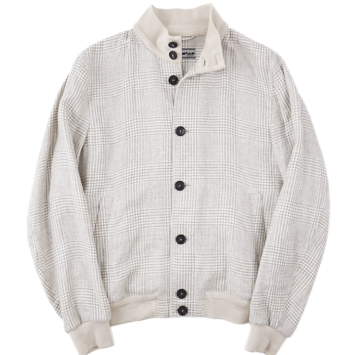 Sartorio Linen-Wool-Silk Bomber Jacket