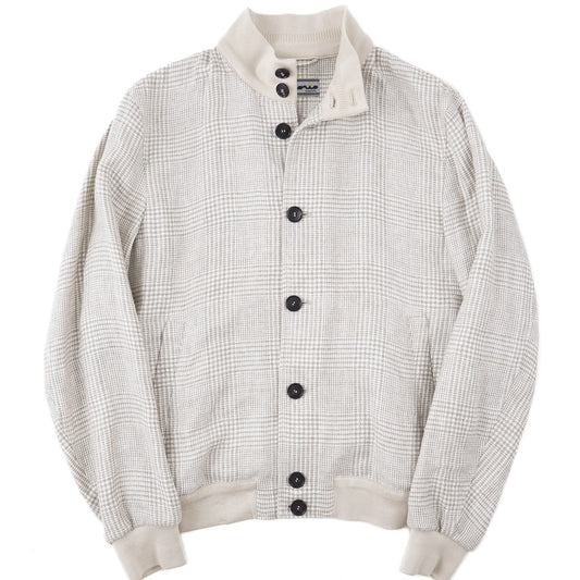 Sartorio Linen-Wool-Silk Bomber Jacket