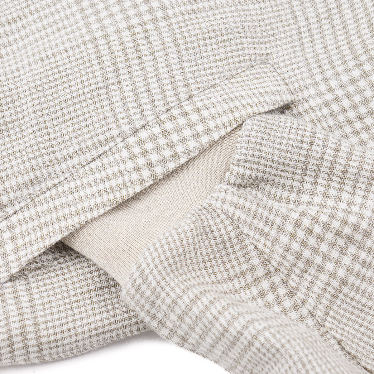 Sartorio Linen-Wool-Silk Bomber Jacket