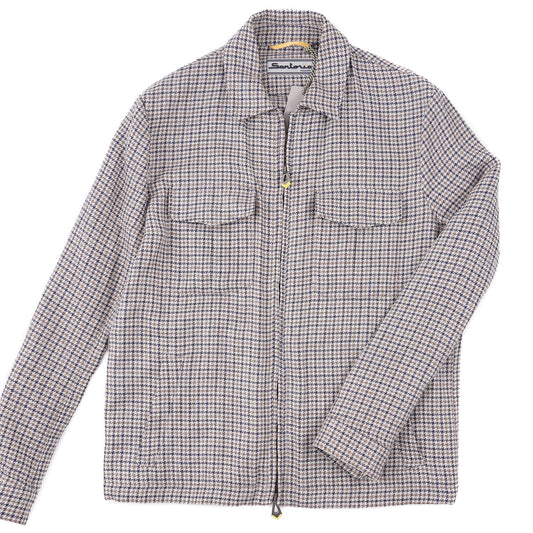 Sartorio Woven Wool-Silk-Linen Jacket