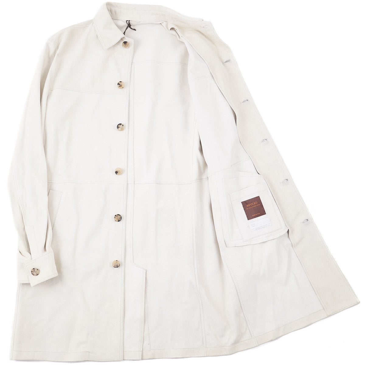 Rifugio Unlined Lambskin Suede Coat