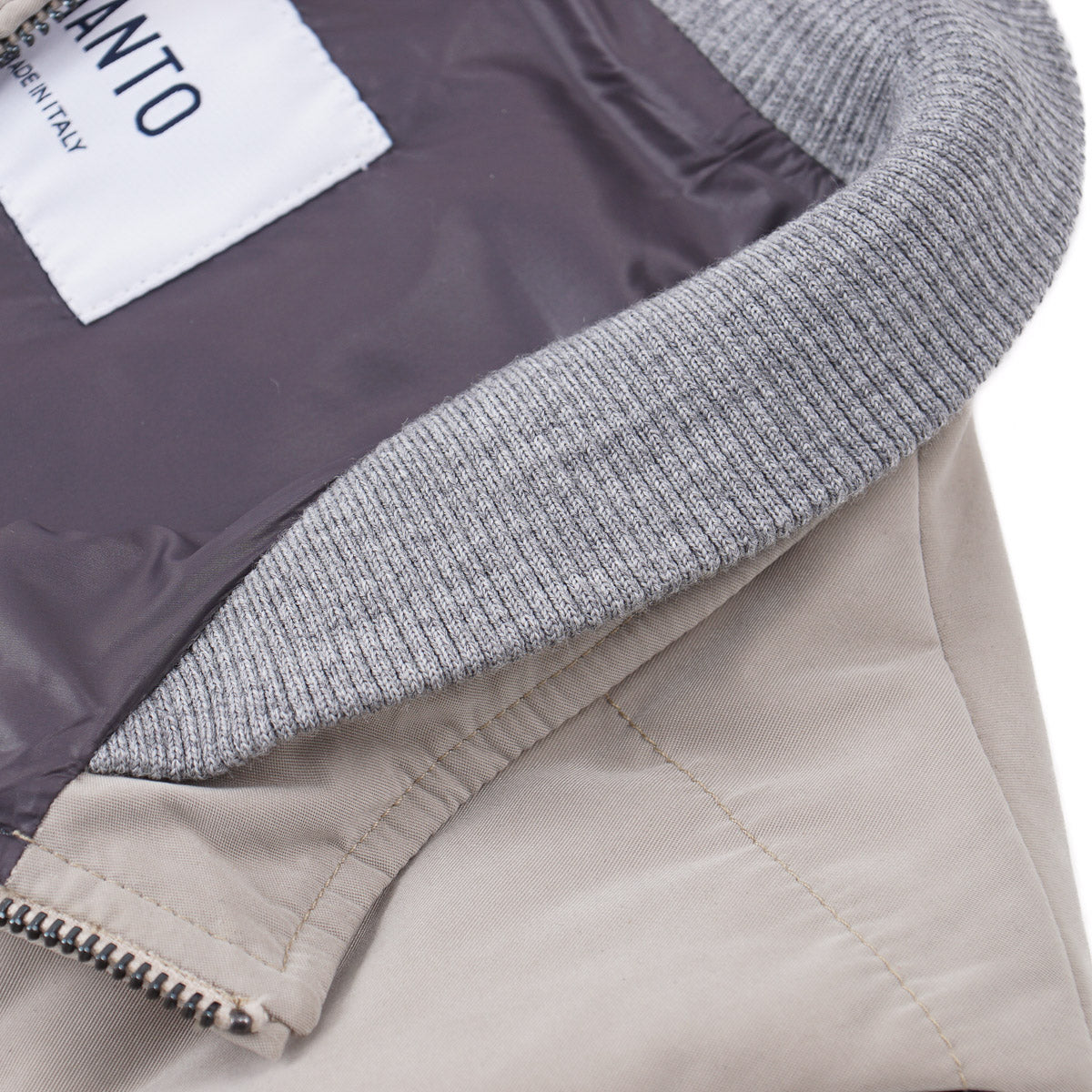 Manto Microfiber Vest with Knit Details