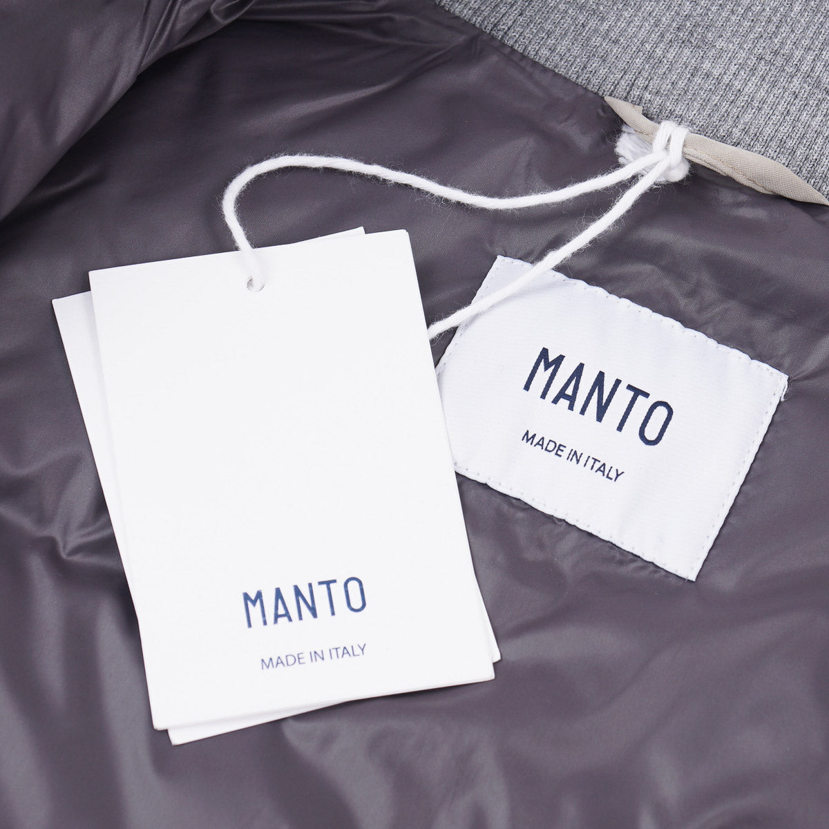 Manto Microfiber Vest with Knit Details