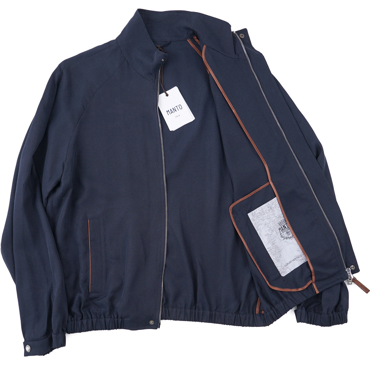 Manto Lightweight Microfiber Bomber Jacket