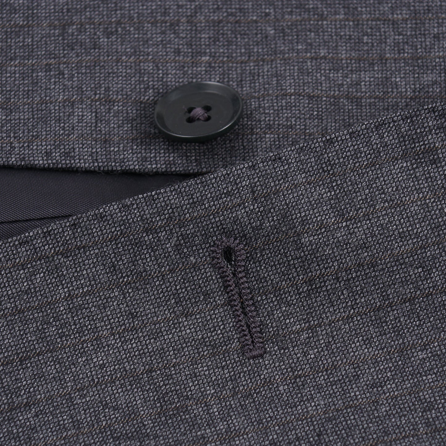 Isaia Classic-Fit Gray Stripe Wool Suit - Top Shelf Apparel