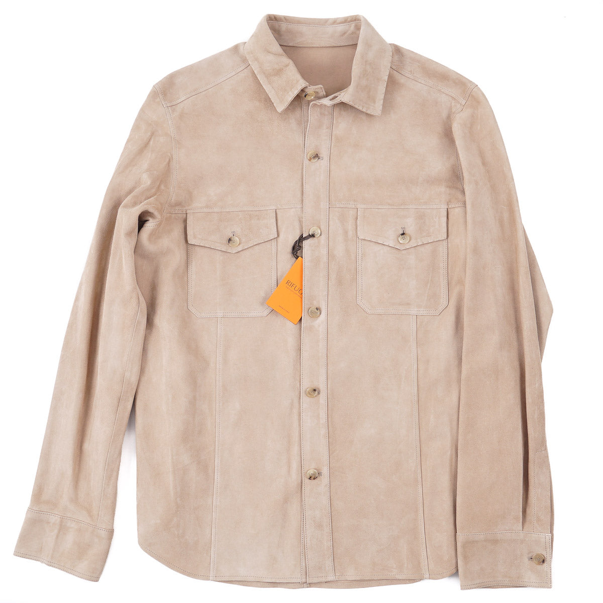 Rifugio Unlined Nappa Suede Overshirt - Top Shelf Apparel