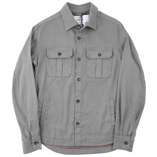 Manto Linen-Cotton Overshirt Jacket