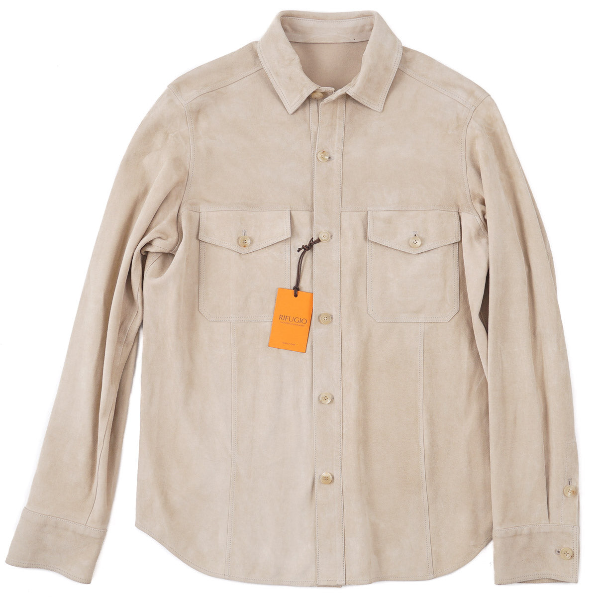 Rifugio Unlined Nappa Suede Overshirt - Top Shelf Apparel