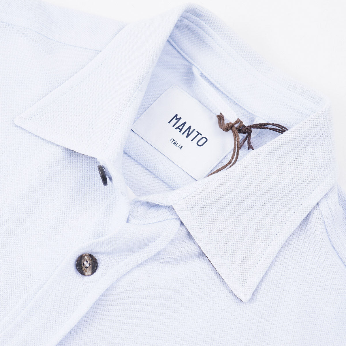 Manto Pique Cotton Overshirt Jacket - Top Shelf Apparel