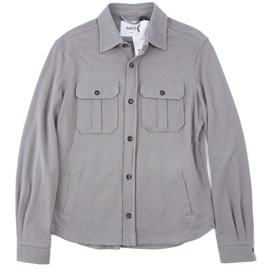 Manto Pique Cotton Overshirt Jacket