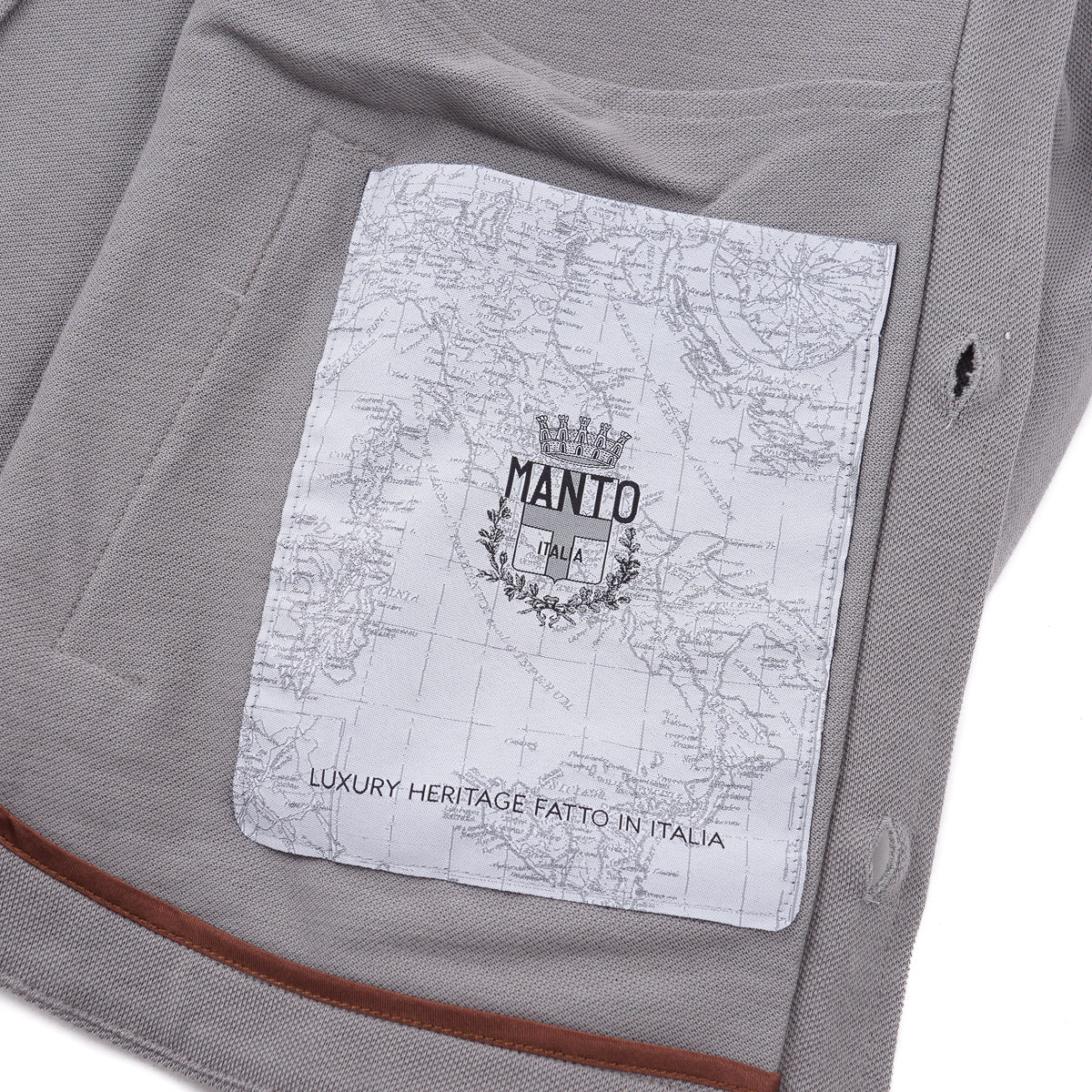 Manto Pique Cotton Overshirt Jacket - Top Shelf Apparel