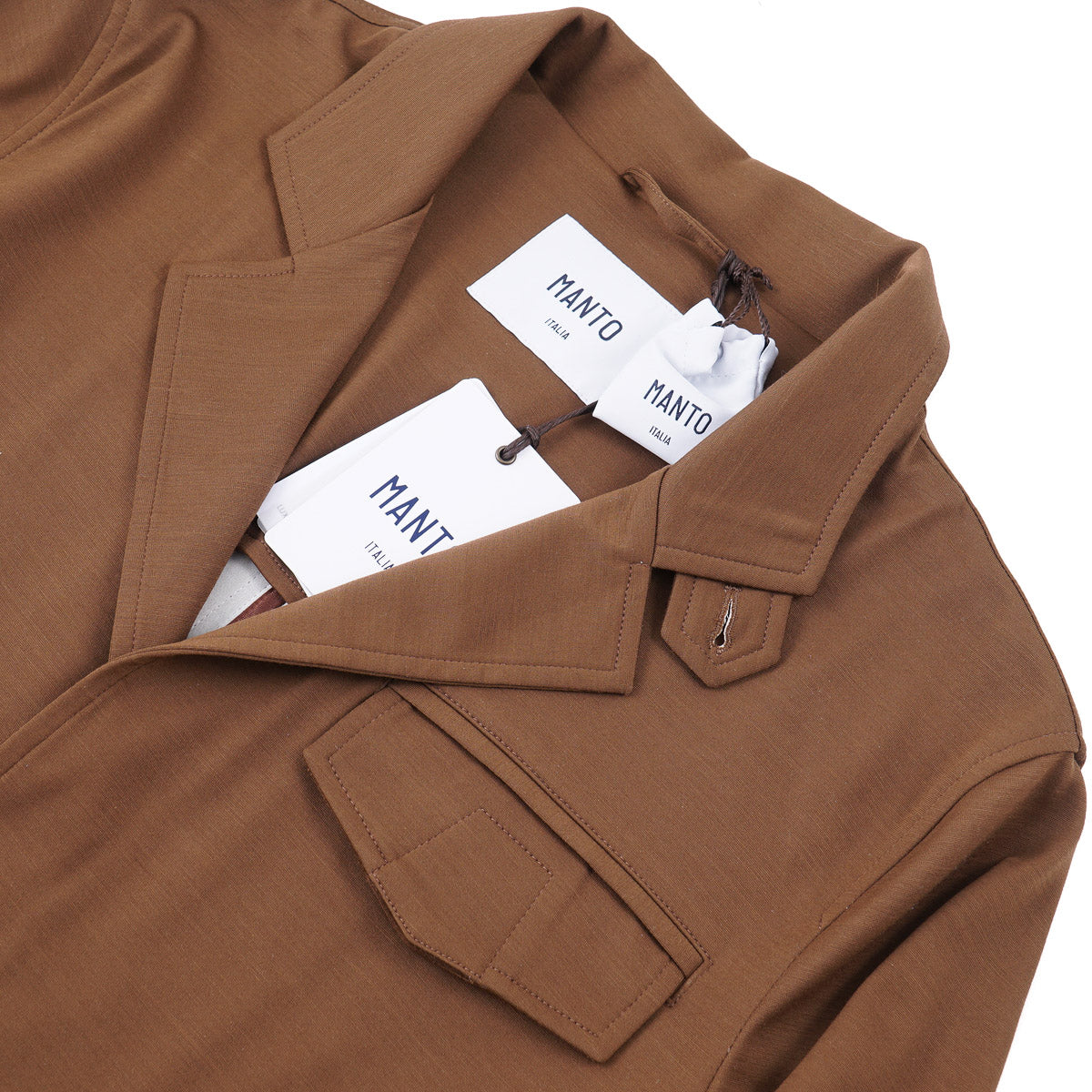 Manto Jersey Wool-Silk Blazer Jacket - Top Shelf Apparel