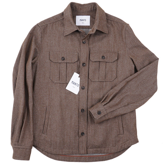 Manto Wool-Cotton Overshirt Jacket