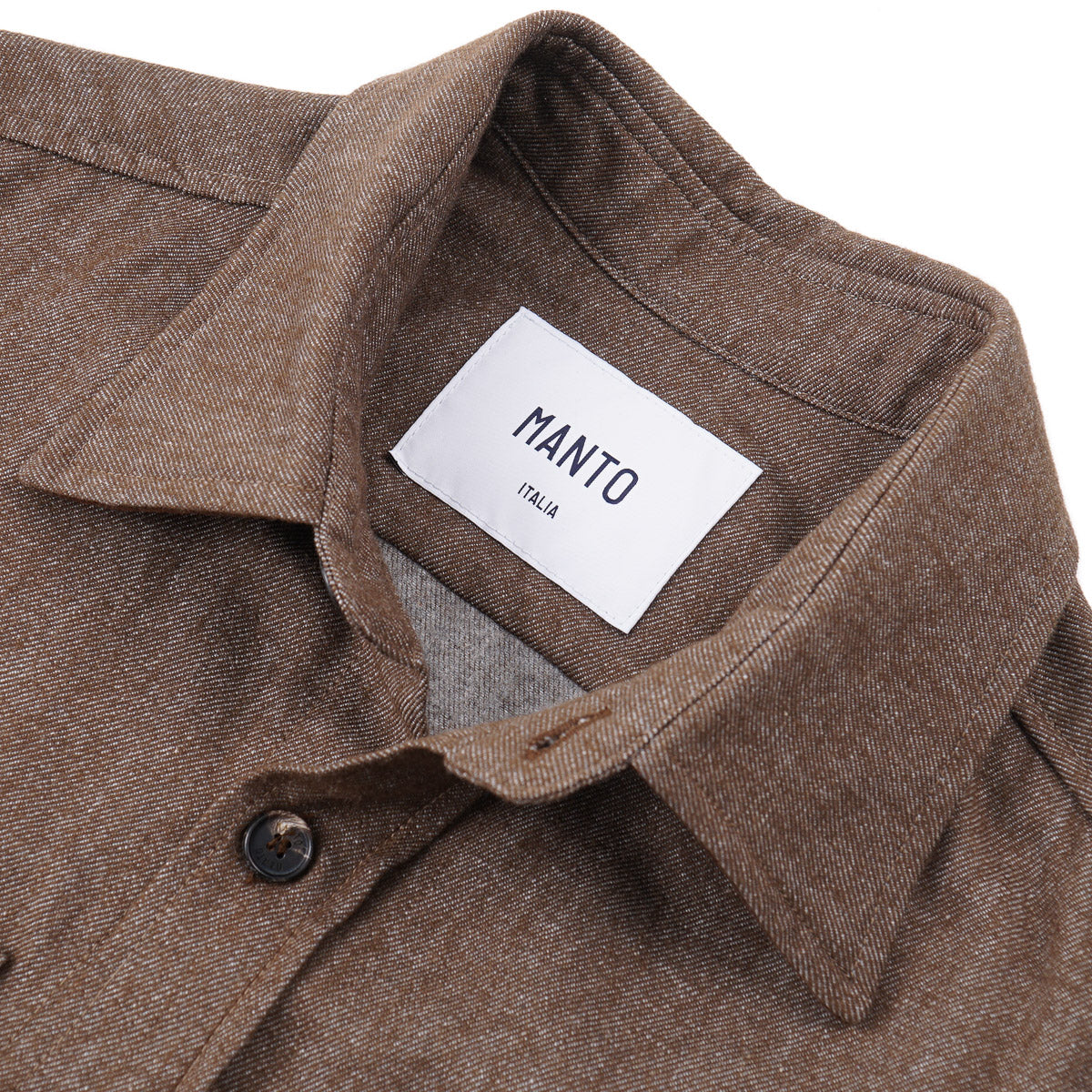 Manto Wool-Cotton Overshirt Jacket - Top Shelf Apparel