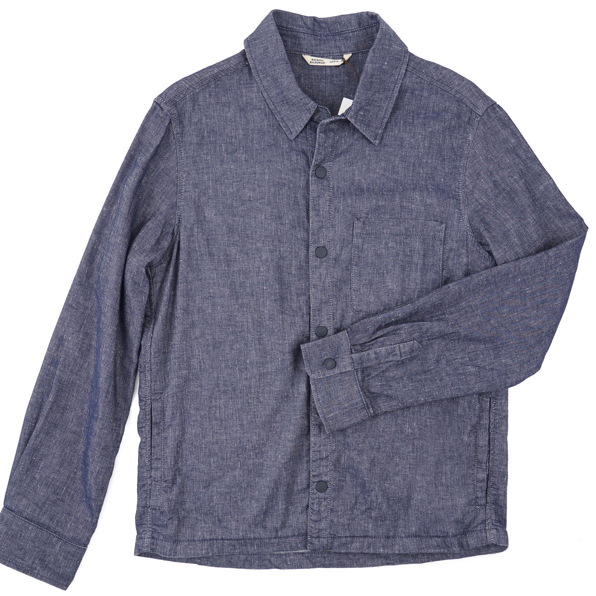 Maurizio Baldassari Linen-Cotton Overshirt - Top Shelf Apparel