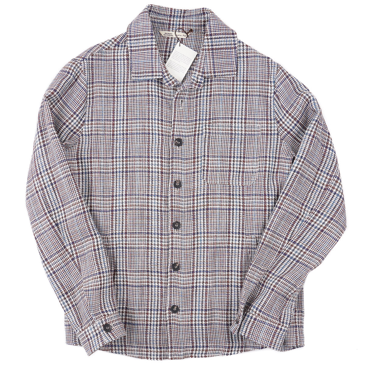 Maurizio Baldassari Silk-Linen-Cotton Overshirt - Top Shelf Apparel