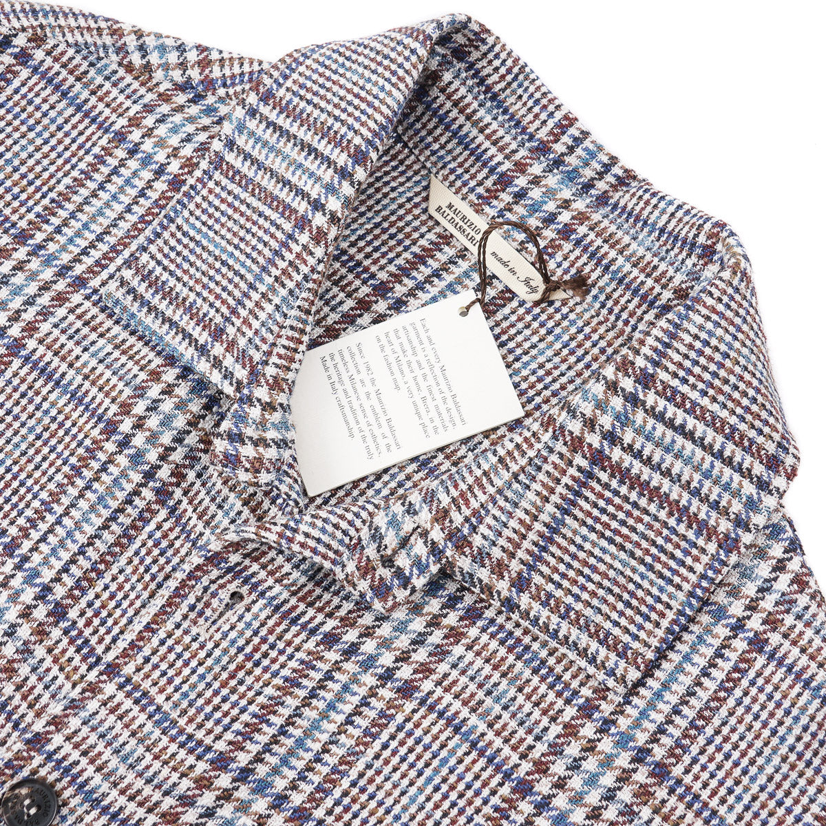 Maurizio Baldassari Silk-Linen-Cotton Overshirt - Top Shelf Apparel