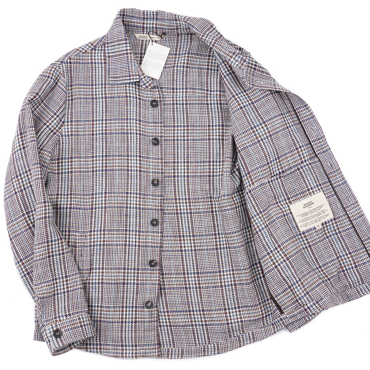 Maurizio Baldassari Silk-Linen-Cotton Overshirt - Top Shelf Apparel