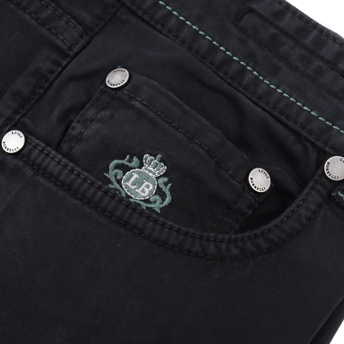 Luigi Borrelli Straight Fit Twill Jeans - Top Shelf Apparel